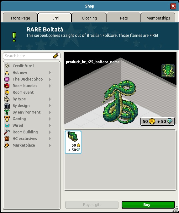 Rare Boitatá Catalogue Page