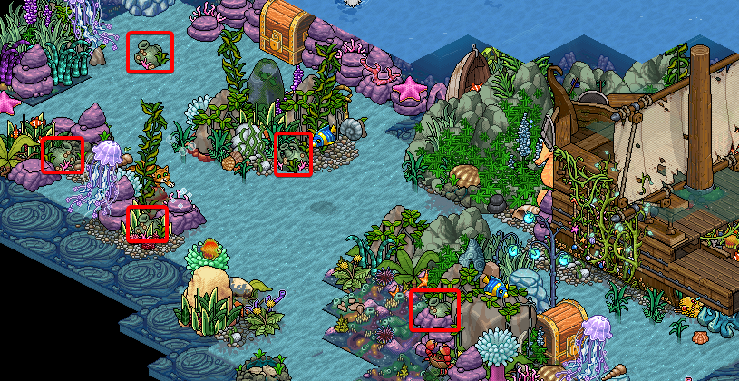 Pot Locations