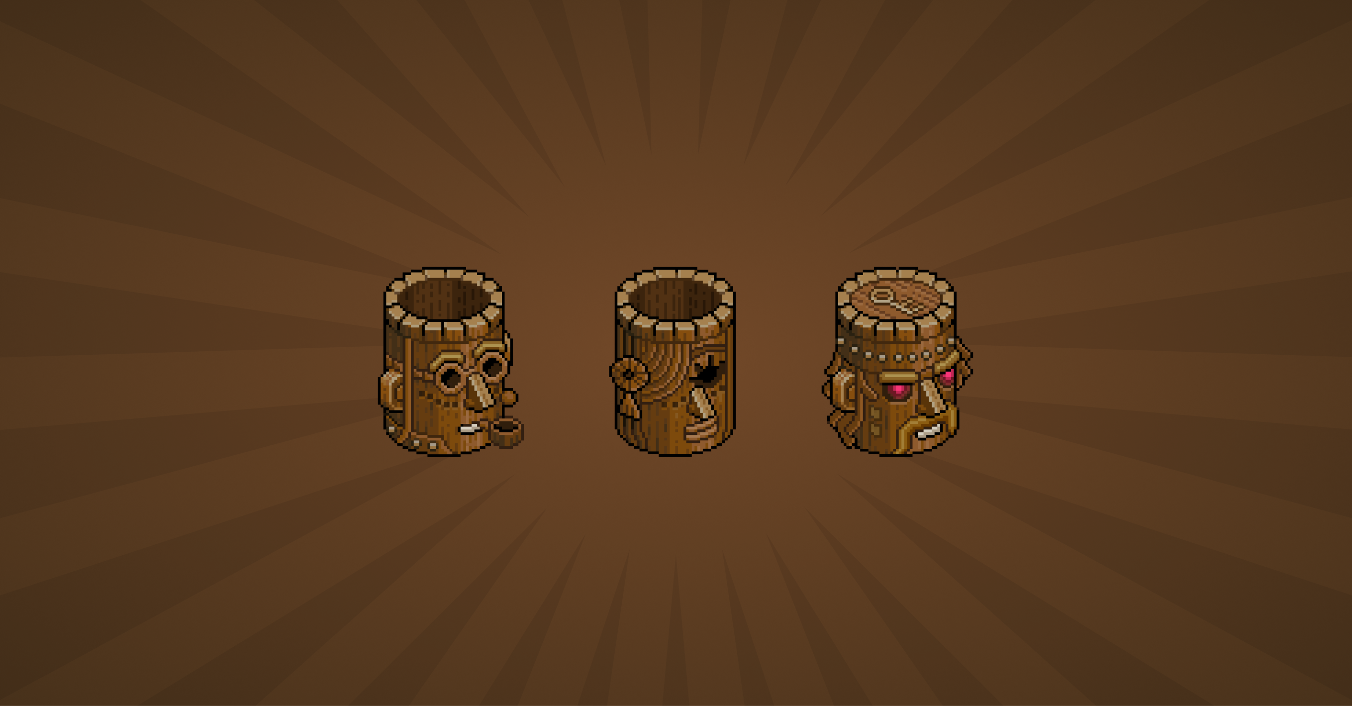 Rare Jungle Totem Set