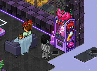Enter the room