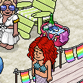 July in Habbo: Rainbow Seaside